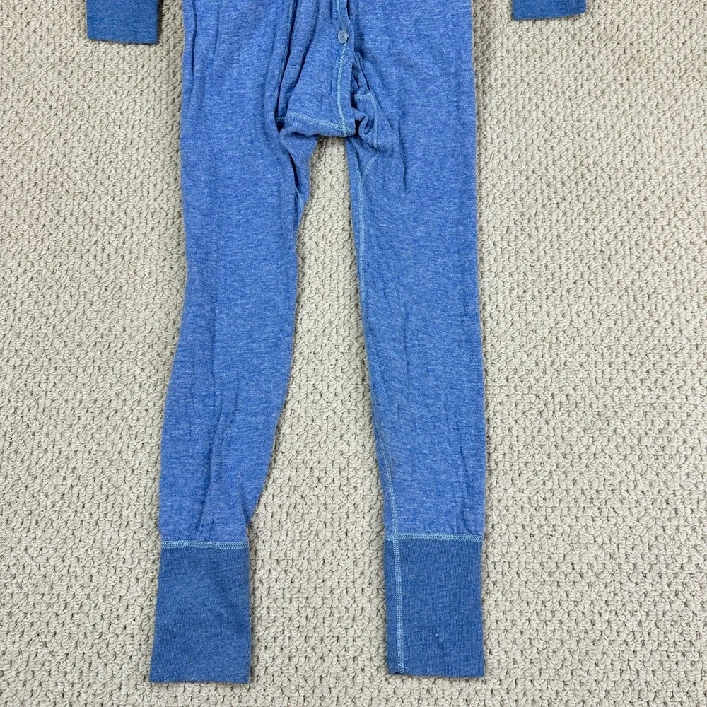 Vtg Duofold Long Johns Mens XS Blue Two Layer Thermal Underwear Union Suit USA